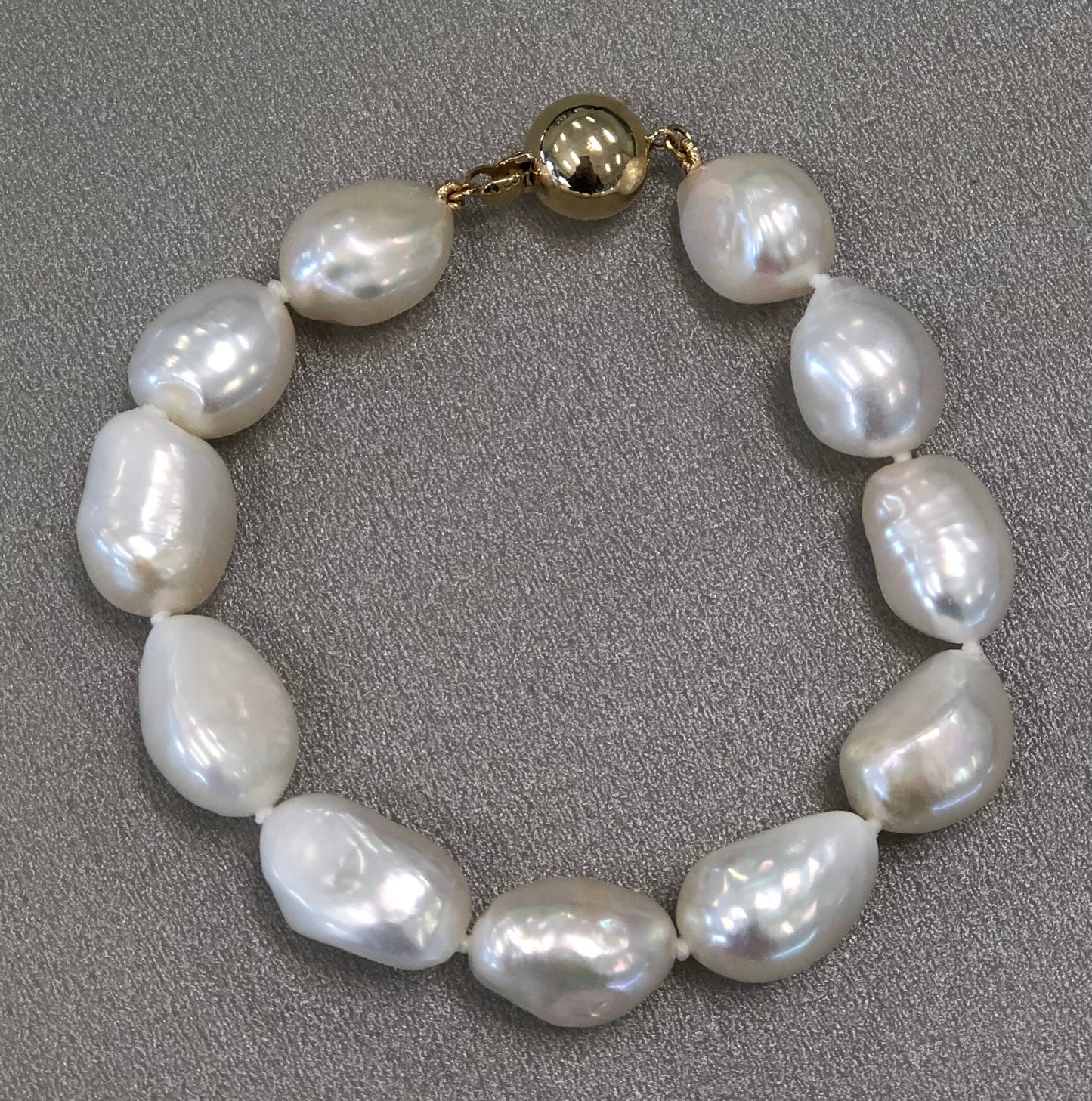 Keshi Baroque Fresh Water Pearl Bracelet