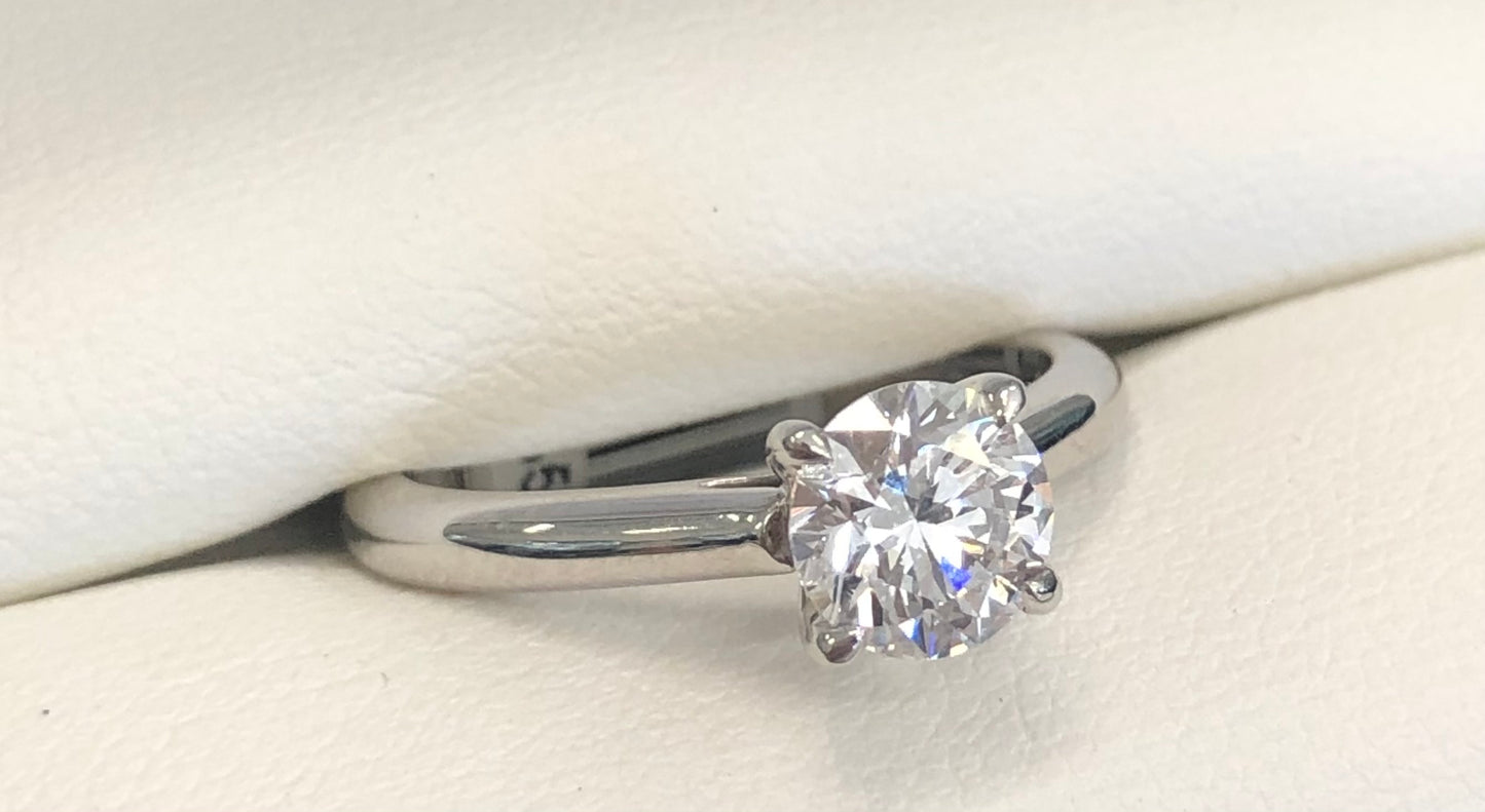Solitaire Brilliant Cut Laboratory Grown Diamond Engagement Ring