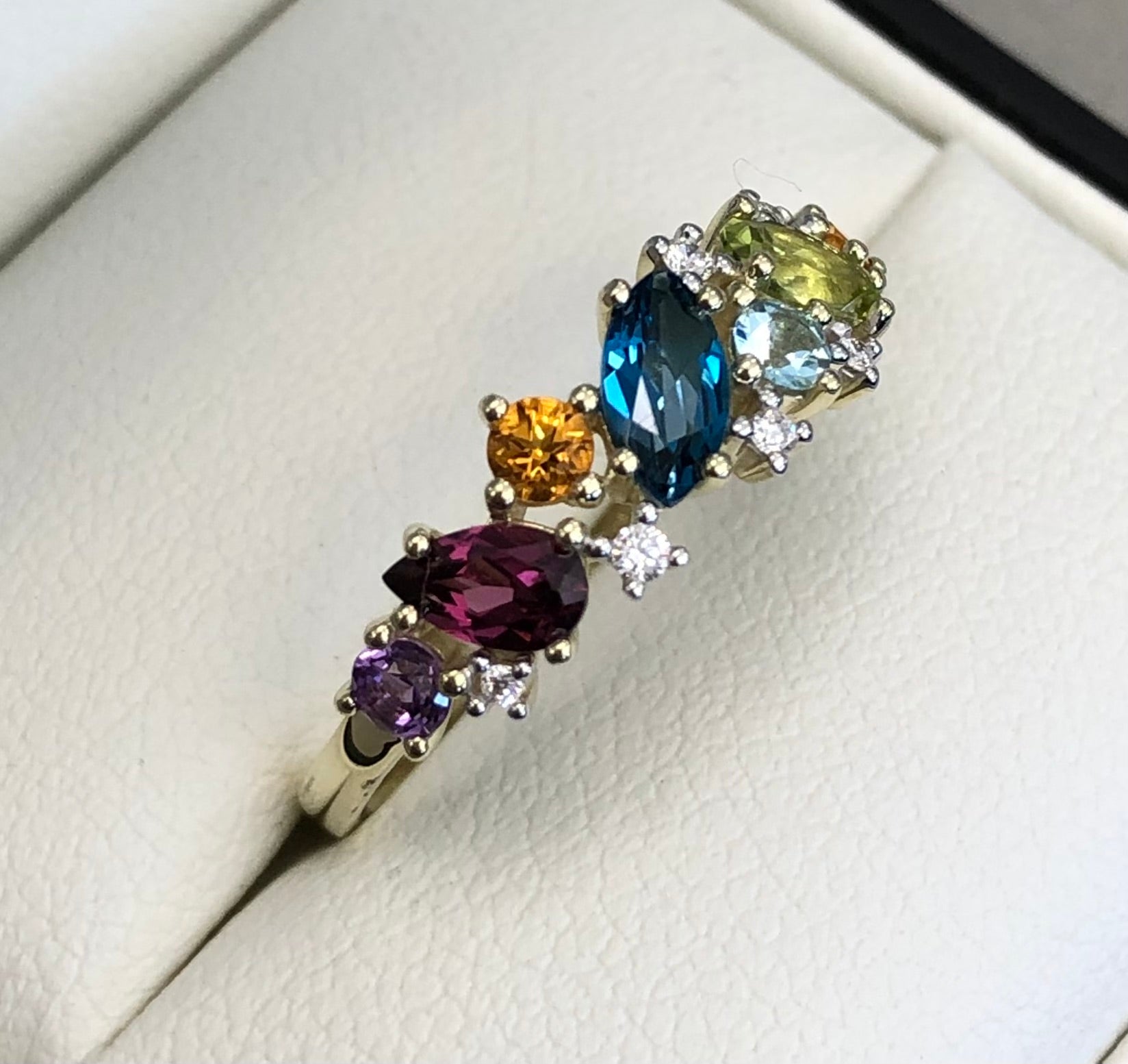 Five Color Rings Coloured Stone Rings – Epica Jewellers
